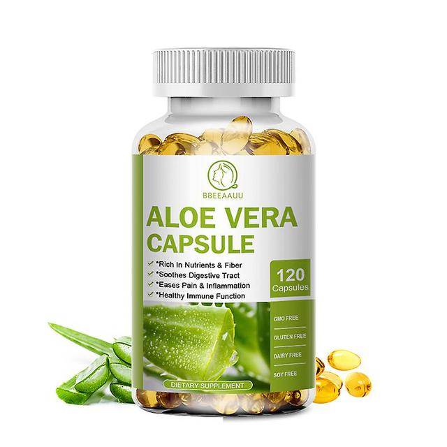 Visgaler Aloe Vera Capsule Cleans Intestines Help Defecate Protects Gut Microbiota And Immunity Helps Lose Weight And Slimming 120pcs on Productcaster.