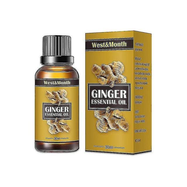 30ml Natural Ginger Essential Oil Lose Weight Lifting Firming Hip Lift Up Moisturizing Massage Oils on Productcaster.