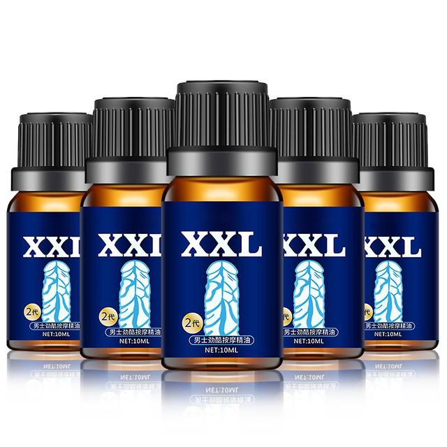 Plus Size Hurtigere forstørrelse til mænd Potens Growth Oil 10ml For Men-yvan 5pcs on Productcaster.