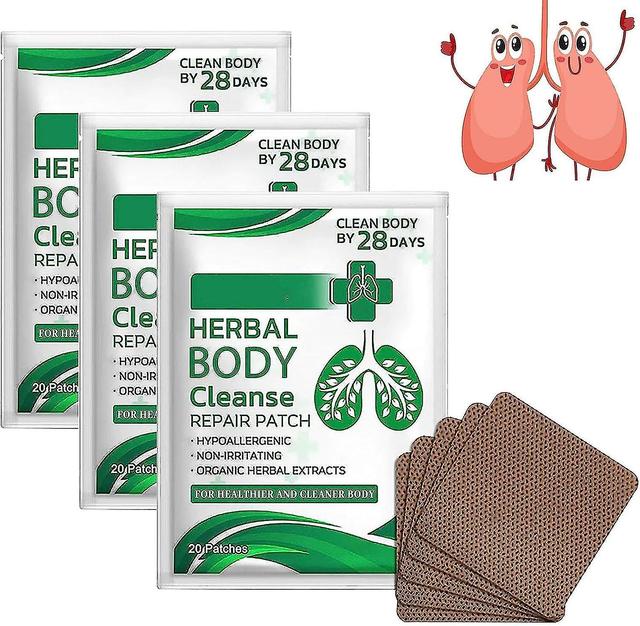 Freshair Herbal Lung Cleanse Repair Patch, Biologische Herbal Lung Cleanse Repair Patches, Verwijdering Van Residuen, Geeft U Een Gezonde Long Qxua... on Productcaster.