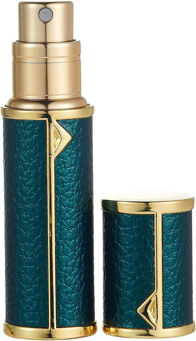 Perfume Atomiser, Refillable & Travel Size Perfume Bottle, Leaking Proof,bottom Pump Without Funnel, Luxurious Small Women And Men, 5ml (dark Green) on Productcaster.