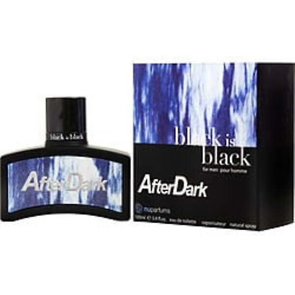 Black Is Black After Dark ZWART IS ZWART IN HET DONKER van Nuparfums EDT SPRAY 3.4 OZ Voor Mannen on Productcaster.