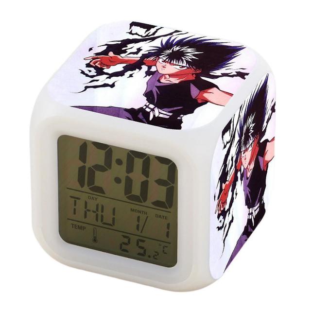 Children's Alarm Clock, Digital Alarm Clock Cube Wake-up Clock, 3-sided Pattern, Soft Led Colorful N on Productcaster.