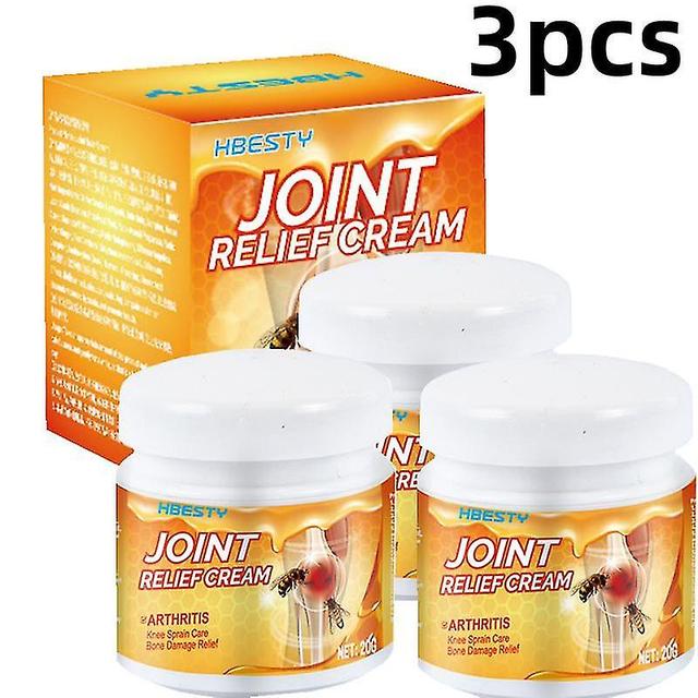 Bee Pain Relief Bone Healing Cream Natural Ingredients Promote Blood Circulation To Improve Joint Discomfort Patients 3pcs on Productcaster.