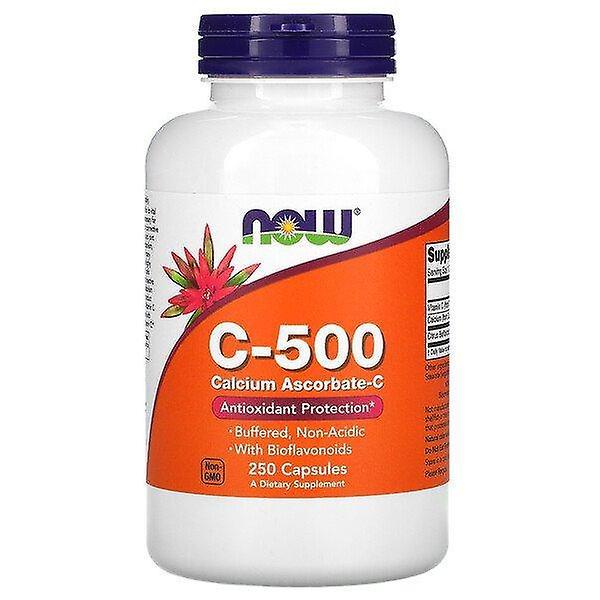 NOW Foods Ora Alimenti, C-500, Calcio Ascorbate-C, 250 Capsule on Productcaster.