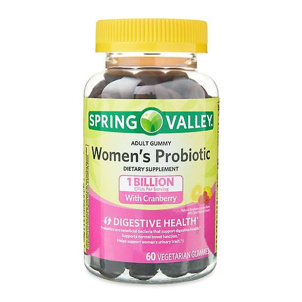 Spring valley women's probiotic vegetarian gummy supplement, 60 count on Productcaster.