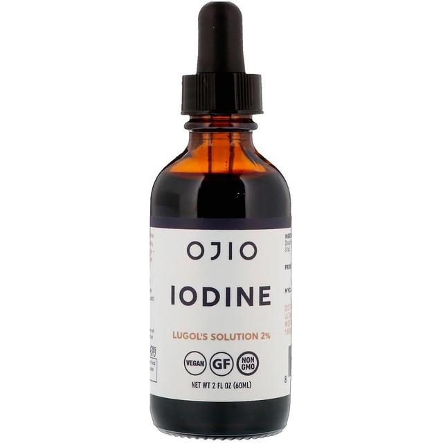 Ojio, jod, Lugols lösning 2%, 2 fl oz (60 ml) on Productcaster.