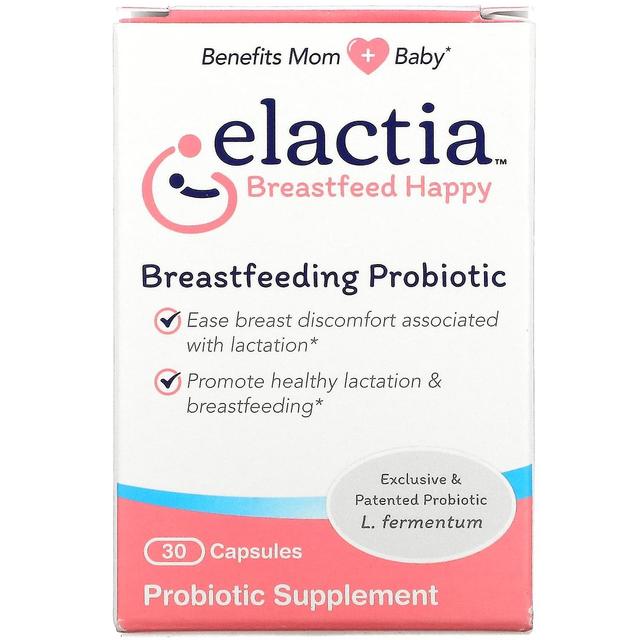 Elactia, Borstvoeding Probiotische, 30 Capsules on Productcaster.