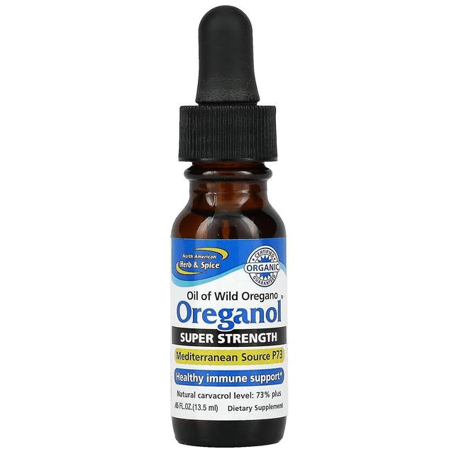 North American Herb & Spice Co Nordamerikansk urt & Spice Co., Oreganol, superstyrke, .45 fl oz (13,5 ml) on Productcaster.