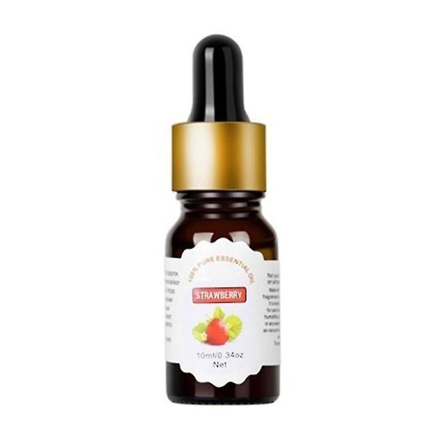 Youlaicai 12 Styles Essential Oil Relieve Stress Natural Water-soluble Flower Fruit 04 Strawberry on Productcaster.