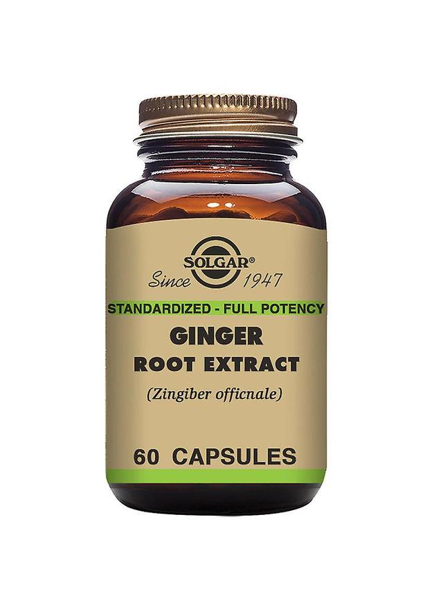 Solgar ginger root extract 60's on Productcaster.