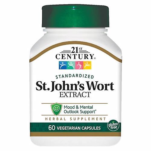 21st Century St John's Wort, 60 Veg Caps (Pack of 4) on Productcaster.