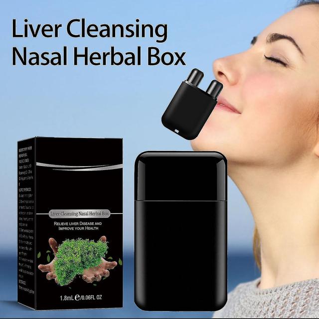 Vegan Liver Cleaning Nasal Herbal Box, Vegan Liver Cleanse D_etox & Repair Nasal Herbal Box, Nasal Herbal Box Liver D_etox, Cleanse 1.8ml 2pcs on Productcaster.