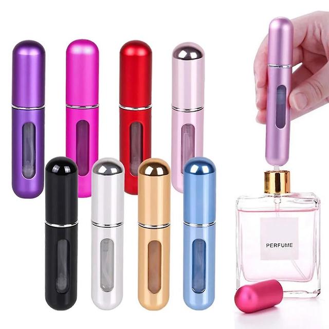 Refillable Mini Perfume Bottle Portable Cosmetic Bottle Spray Bottle Atomizer Spray Container Travel Refillable Bottles 5ml 8ml 5ml Matte red on Productcaster.