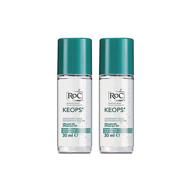 Roc keops roll on deodorant 2x30ml on Productcaster.