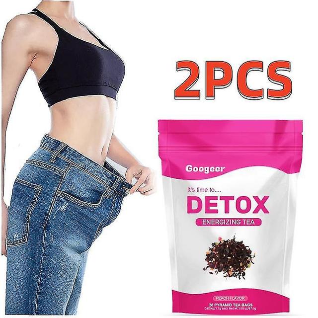 2pcs Detox Tea All-natural, Supports Healthy Weight,helps Reduce Bloating on Productcaster.