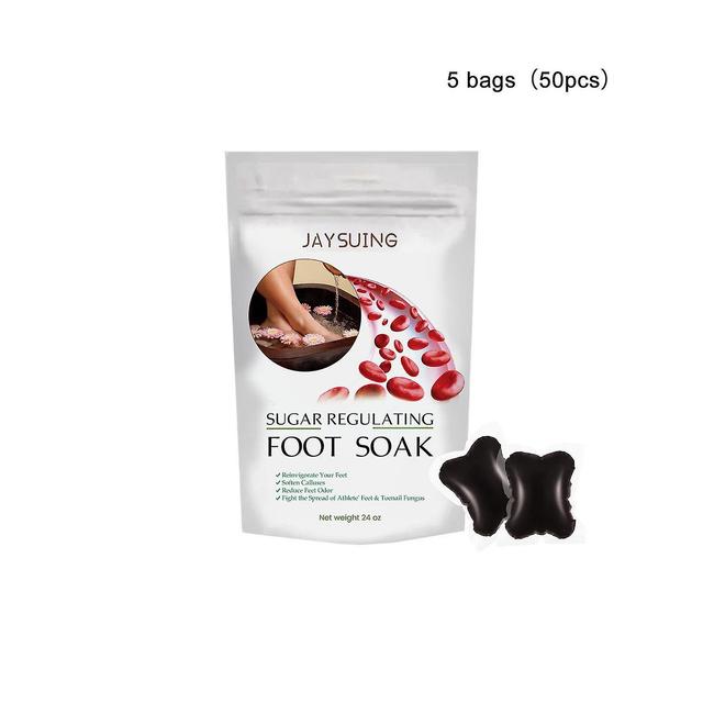 Detoxing Herbs Cleansing Foot Soak Beads - Promotes Blood Sugar Balance And Lymphatic Drainage - Organic Ingredients White 50pcs on Productcaster.