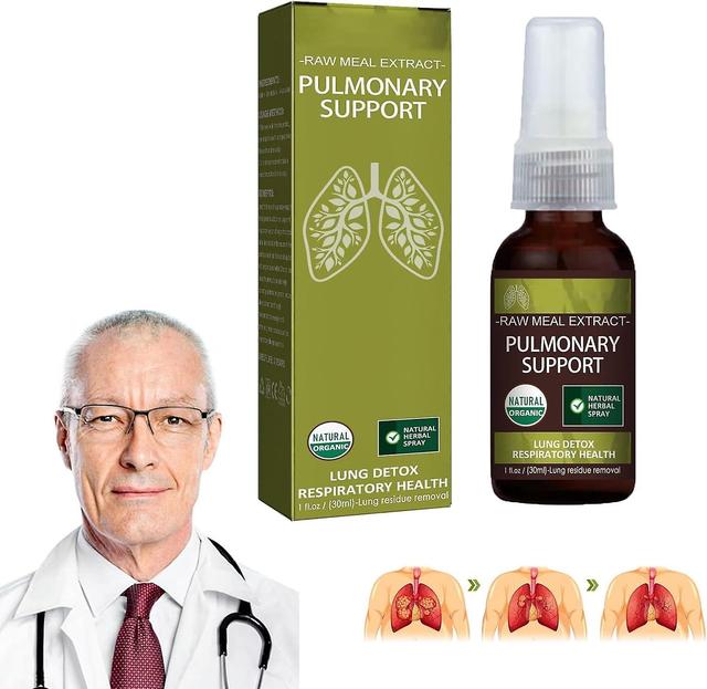 Frusde Breathdetox Kräuter-Lungenreinigungsspray, 30 ml Breathdetox-Kräuterspray, Natürliche Kräuter-Lungenessenz, Reinigung & Atemwege 1pcs on Productcaster.