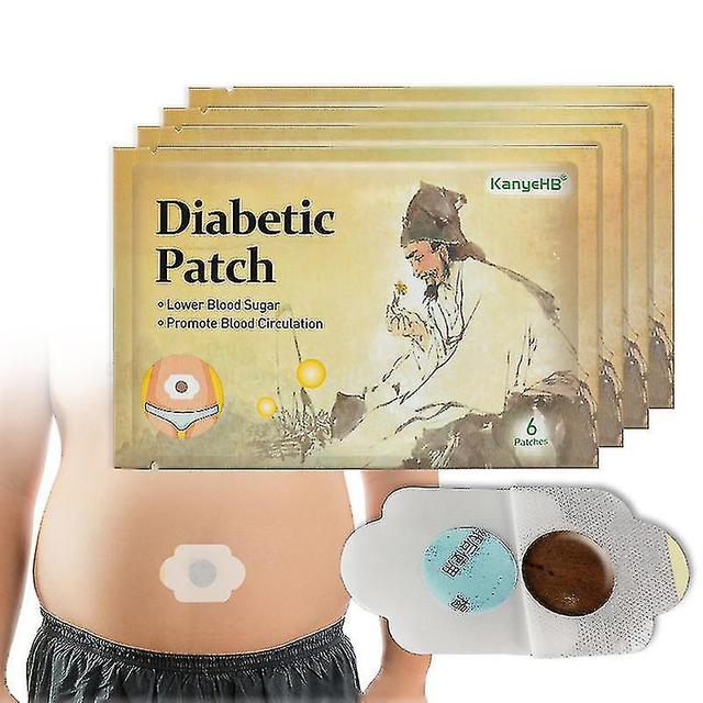 42pcs/7bags Diabetes Navel Plaster Diabetic Patch Natural Herbal Ointment Sticke on Productcaster.