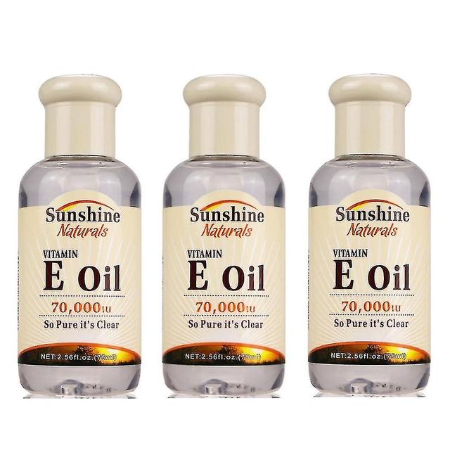 Boris 1-3szt Sunshine Naturals Vitamin E Oil 70000iu Liquid 75ml Aging Wrinkles Pielęgnacja skóry on Productcaster.