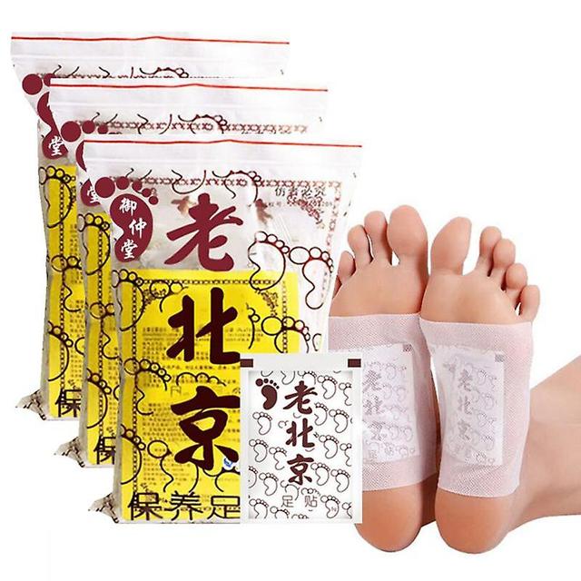 3er-Pack Fußpflaster Körpergifte Reinigung Detox Chinesische Kräuter-Klebe-Fußpolster on Productcaster.