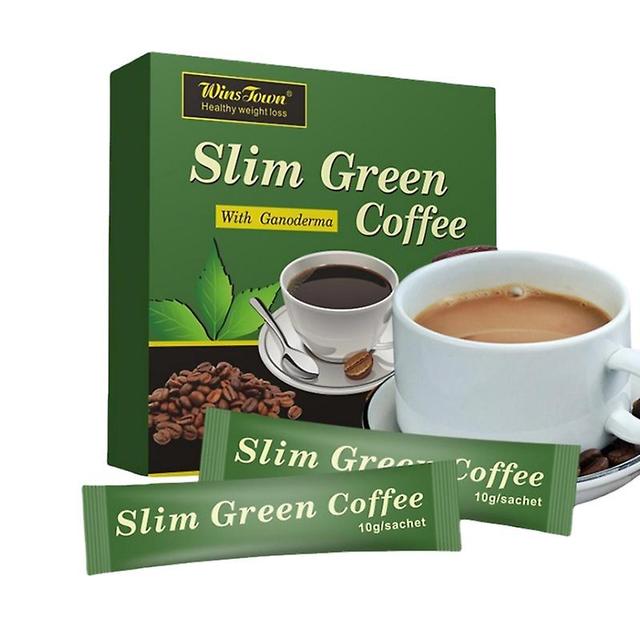 1/2/3X 18Pcs Slim Green Coffee with Ganoderma Control Weight Detox New Tea Green Coffee 1box on Productcaster.