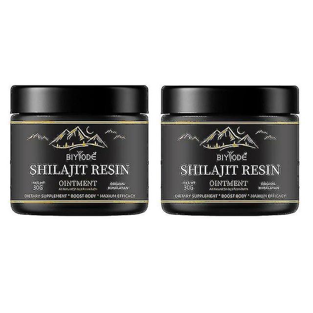 2pcs Pure 100 Himalayan Shilajit Soft Resin Organic Extremely Potent Fulvic Acid on Productcaster.