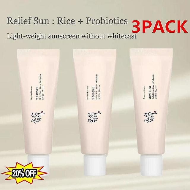 3 piezas de probióticos de arroz solar de alivio 50 ml-hy on Productcaster.