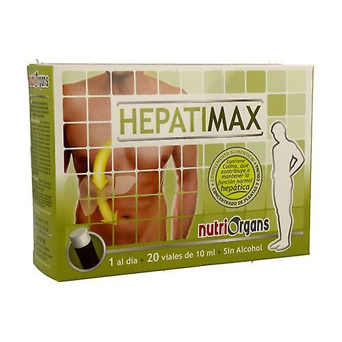 NutriOrgans Hepatimax 20 injekčných liekoviek s objemom 10 ml (citrón) on Productcaster.