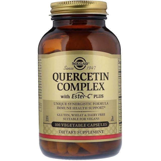 Solgar, Quercetin Complex with Ester-C Plus, 100 Vegetable Capsules on Productcaster.