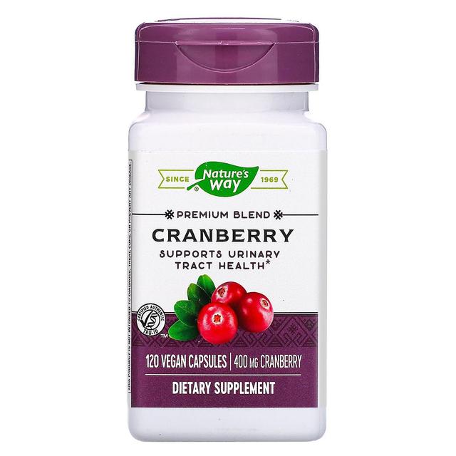 Nature's Way, Cranberry, 400 mg, 120 Vegan Capsules on Productcaster.