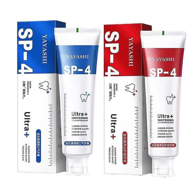 1-3x 2024 New Sp-4 Probiotic Toothpaste, Yayashi Sp-4 Toothpaste Whitening BULE 3PCS on Productcaster.