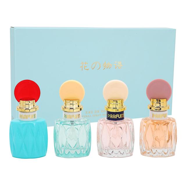 Long Lasting Perfume for Lady Gift Delicate Package 4Pcs Floral Fruity Perfume for Lady Gift on Productcaster.