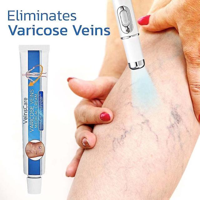 Veinshealth Varicose Veins Blue Light Therapy Set, Varicose Vein Blue Light Therapy Pen And Cream, 1cream+1pen on Productcaster.