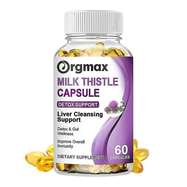 1000mg Milk Thistle Supplement 80% Silymarin Extract & 50mg Dandelion Root Extract, Liver, Vegan, Non-gmo And All-natural 120pcs on Productcaster.