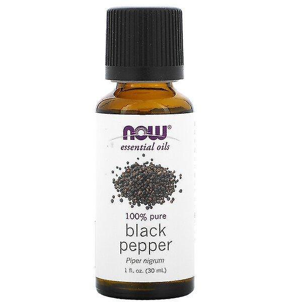 Now Foods, Essential Oils, Black Pepper Oil, 1 fl oz (30 ml) on Productcaster.