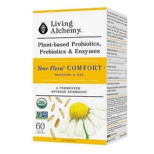 Living Alchemy Levende alkymi Din Flora Komfort Oppustethed Og Gas, 60 Count on Productcaster.