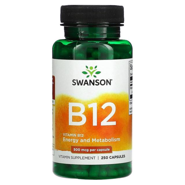 Swanson, Vitamin B12, 500 mcg, 260 Kapseln on Productcaster.