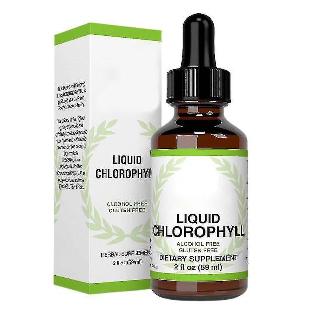 Chlorophyll Liquid Tropfen zur Stärkung des Immunsystems lindert Asthma 59ml on Productcaster.