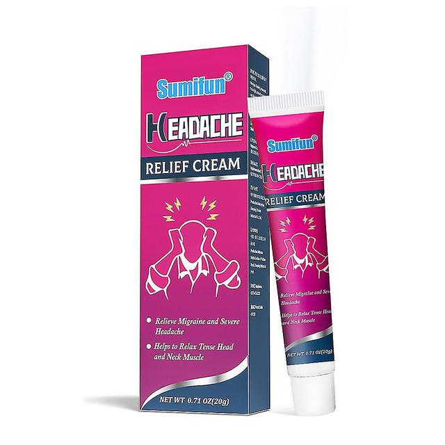 Soulagement Maux de tête Crème de soulagement Nausées Vomissements Sub Santé Crème Maux de tête 2PCS on Productcaster.