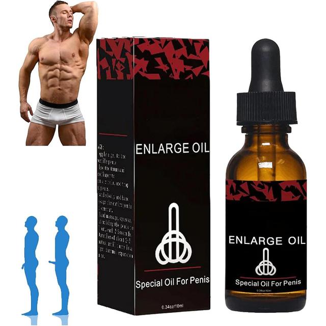 Ofocase Men Enlarge Energy Massage Essential Oil For Sex, Enlarge Delay Performance Boost Strength 10ml x 2pcs on Productcaster.