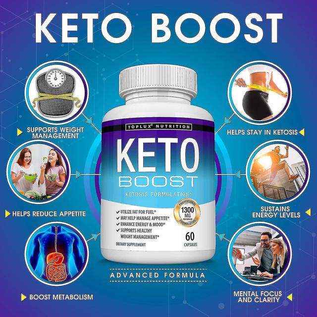 1-pack Diet Pill Ketosis Supplement - Natural Exogenous Ketone Formula Supports Energy And Focus, Advanced Ketones For The Ketogenic Diet 1pc on Productcaster.