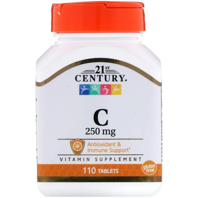 21st Century 2000-talet, C-vitamin, 250 mg, 110 tabletter on Productcaster.