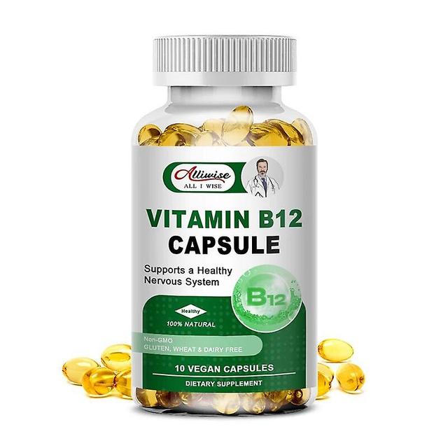 Vitamin B12 Capsules 500 Mcg Nervous System Health Support Energy Production and Metabolism&Immune System SupportTIB TIB . 10pcs on Productcaster.