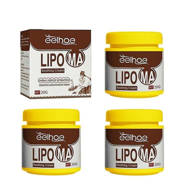 Lgigi 3pcs Lipoma Crème Sous-cutanée Morceaux Remover Traitements Médecine Liquide Appliquer Sur La Peau Gonflement Cellulite Fibrome Masse Grasse ... on Productcaster.