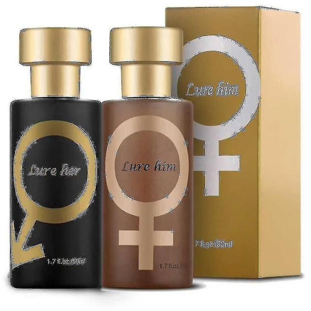 Golden Lure Perfume, Pheromone Perfume Spray Lure Her Perfume For Men, Lure Him Perfume For Women on Productcaster.