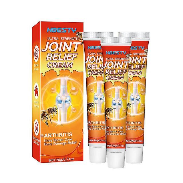 Muxu 3pcs New Zealand Bee Venom Joint And Bone Therapy Cream Bone Relief Cream on Productcaster.