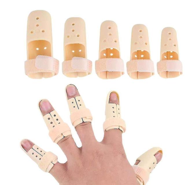 Adjustable Finger Protective Splint Finger Arthritis Joint Damage Sports Pain Relief Size 4 on Productcaster.