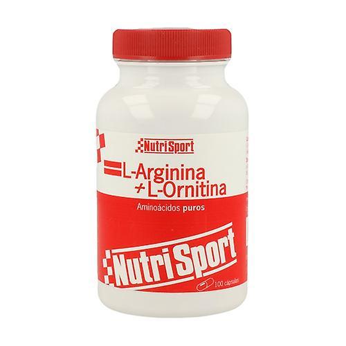 Nutrisport L-arginiini L-ornitiini 100 kapselia 500mg on Productcaster.