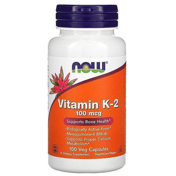 Now Foods, Vitamin K-2, 100 mcg, 100 Veg Capsules on Productcaster.